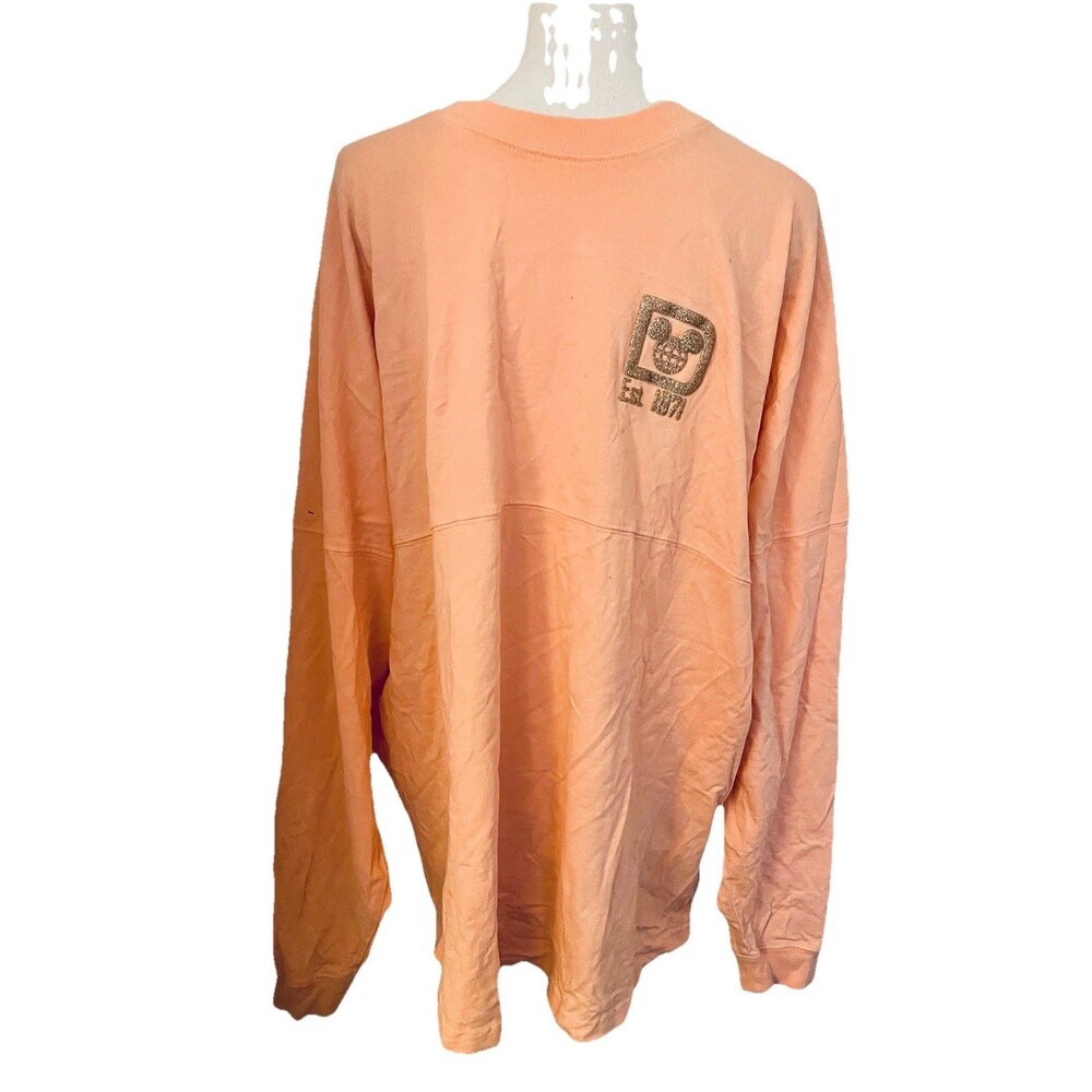 Disney Women's Walt Disney World Spirit Jersey Rose Gold Peach Size XL